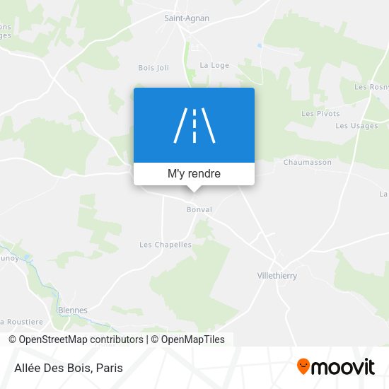 Allée Des Bois plan