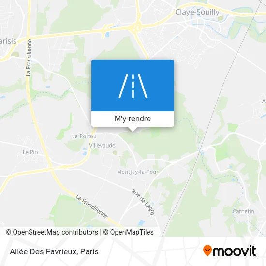 Allée Des Favrieux plan