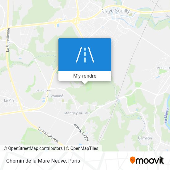 Chemin de la Mare Neuve plan