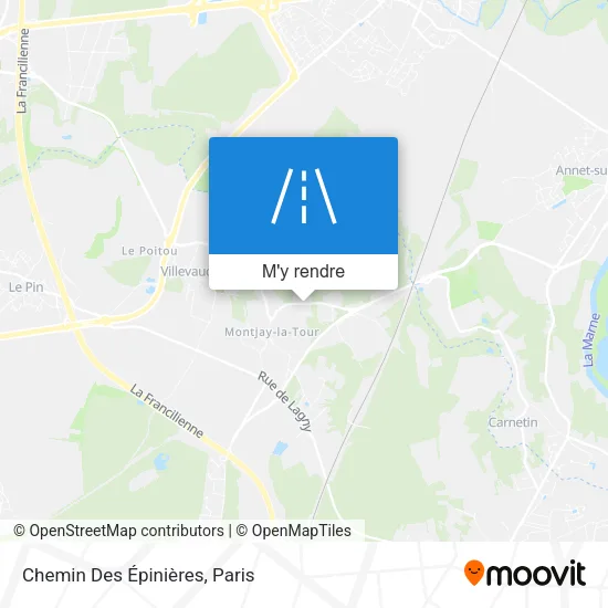 Chemin Des Épinières plan