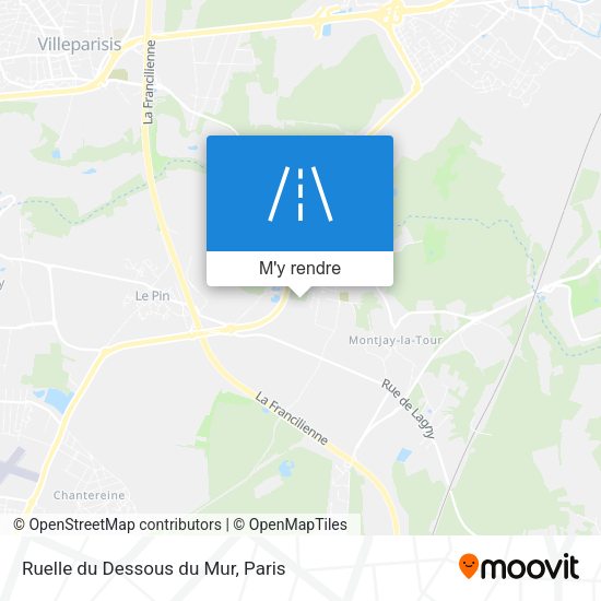 Ruelle du Dessous du Mur plan