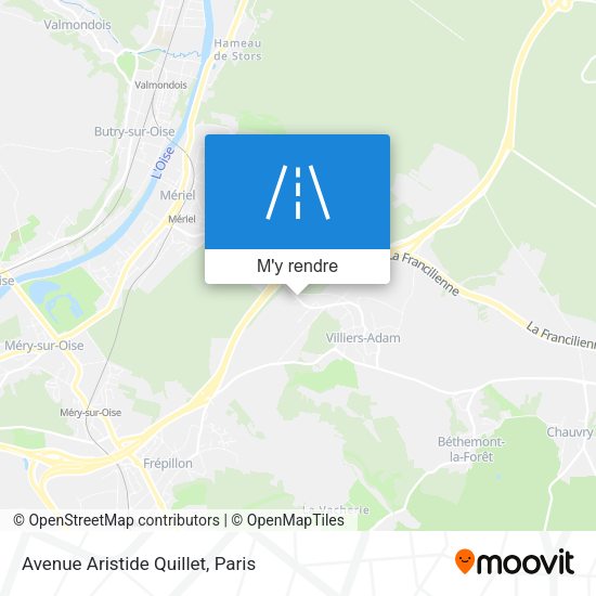 Avenue Aristide Quillet plan