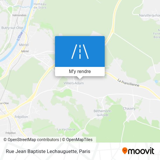 Rue Jean Baptiste Lechauguette plan