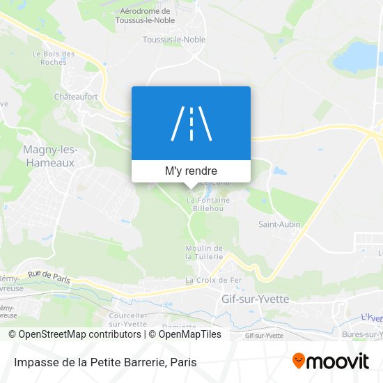 Impasse de la Petite Barrerie plan