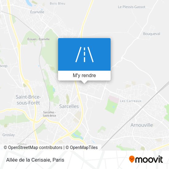 Allée de la Cerisaie plan