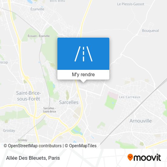 Allée Des Bleuets plan
