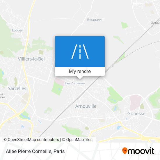 Allée Pierre Corneille plan