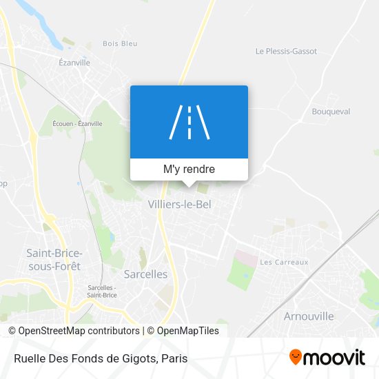 Ruelle Des Fonds de Gigots plan