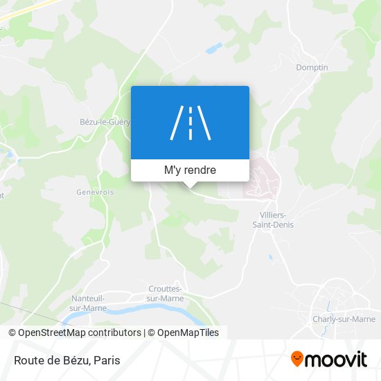 Route De Bézu plan