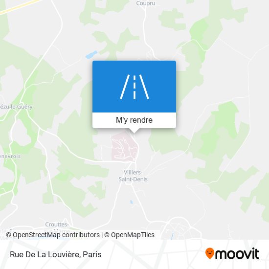 Rue De La Louvière plan