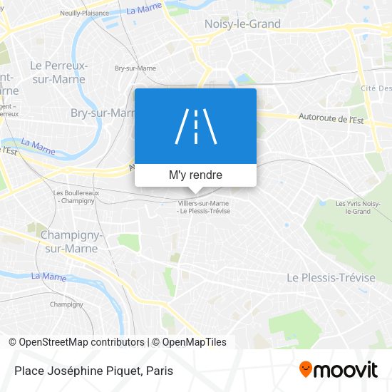 Place Joséphine Piquet plan