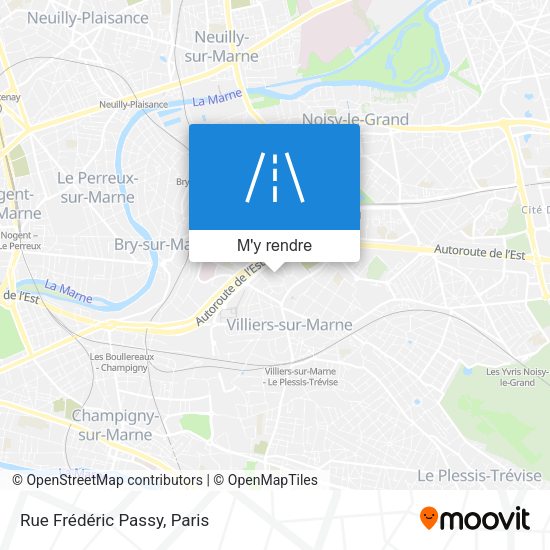 Rue Frédéric Passy plan