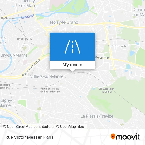 Rue Victor Messer plan