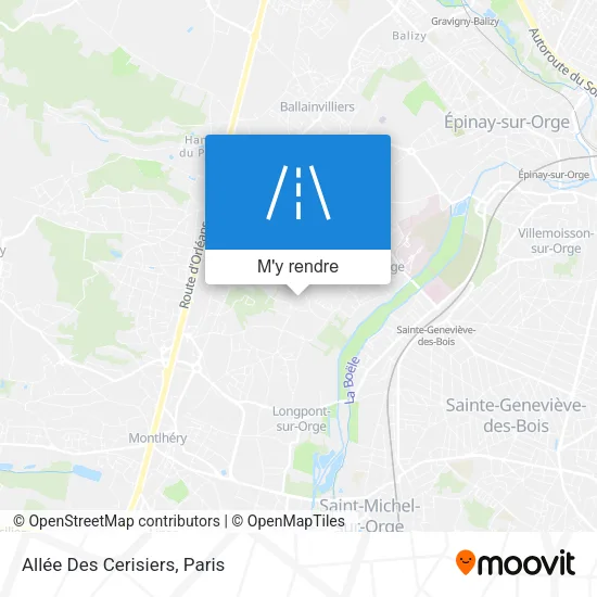 Allée Des Cerisiers plan