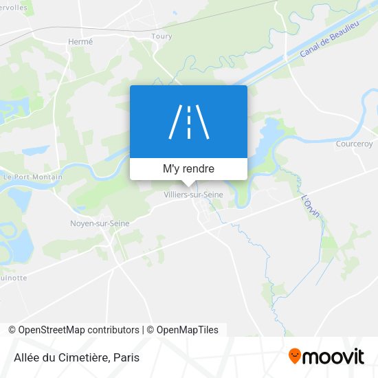 Allée du Cimetière plan