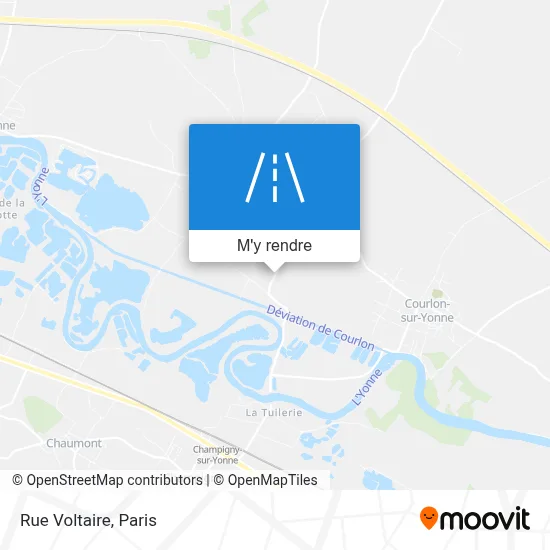 Rue Voltaire plan