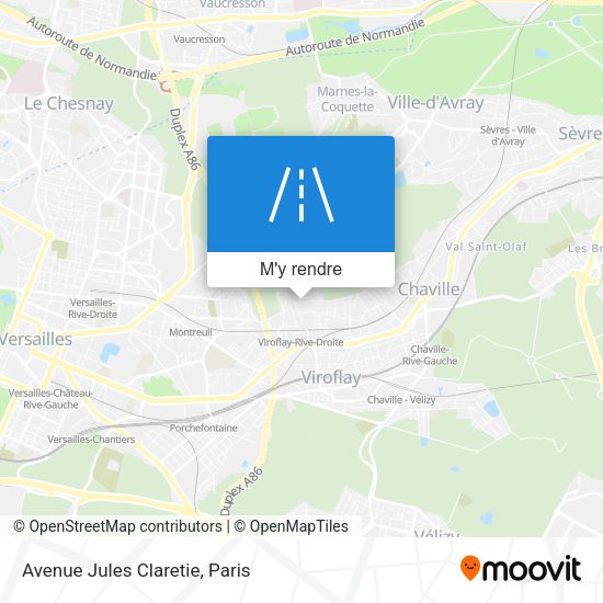 Avenue Jules Claretie plan