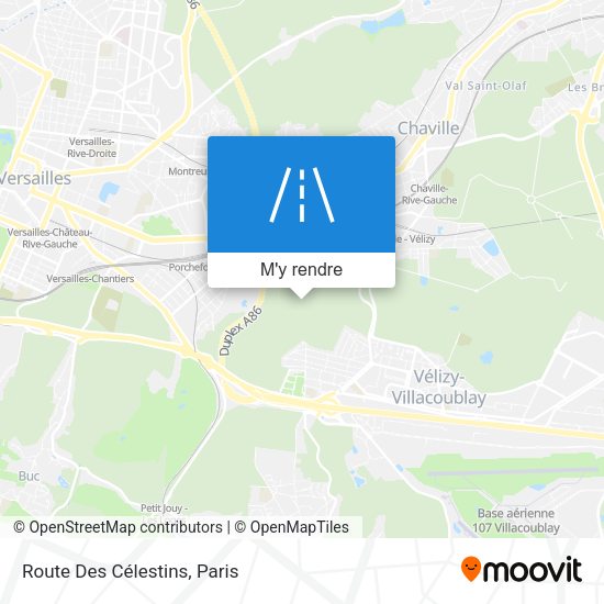 Route Des Célestins plan