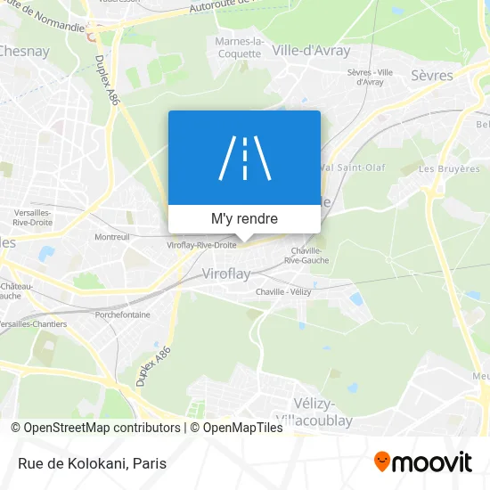 Rue de Kolokani plan