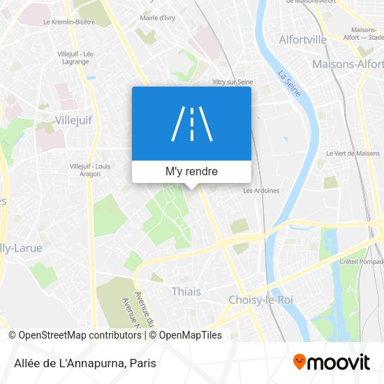 Allée de L'Annapurna plan