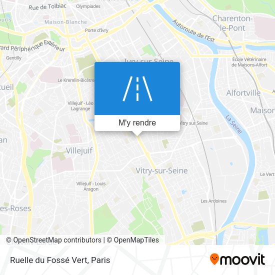 Ruelle du Fossé Vert plan