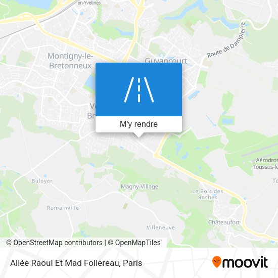 Allée Raoul Et Mad Follereau plan