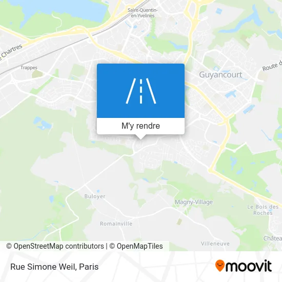 Rue Simone Weil plan