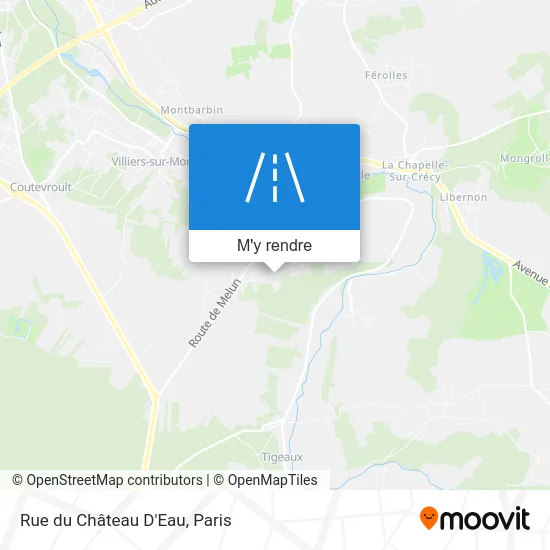 Rue du Château D'Eau plan