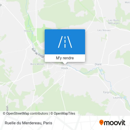 Ruelle du Merdereau plan