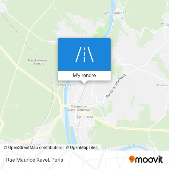 Rue Maurice Ravel plan