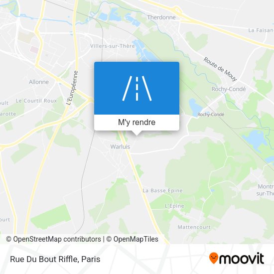 Rue Du Bout Riffle plan