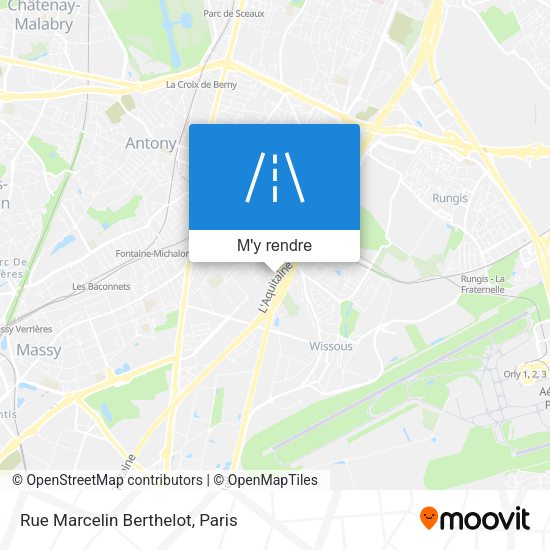 Rue Marcelin Berthelot plan