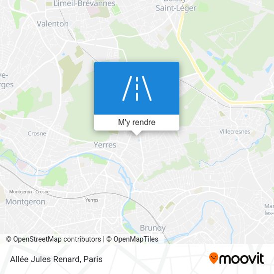Allée Jules Renard plan