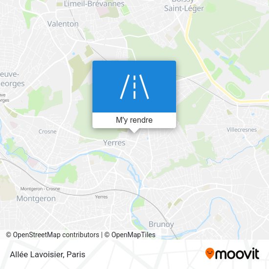 Allée Lavoisier plan