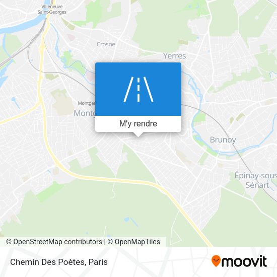 Chemin Des Poètes plan