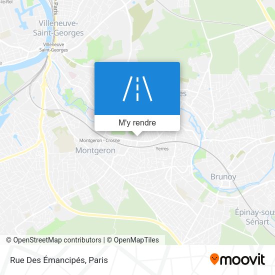 Rue Des Émancipés plan