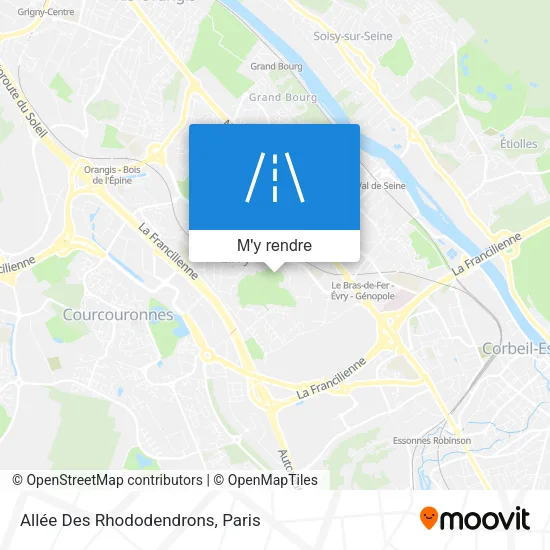 Allée Des Rhododendrons plan