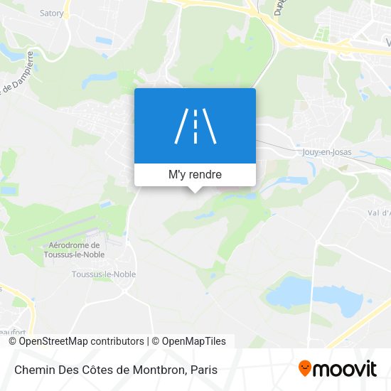 Chemin Des Côtes de Montbron plan