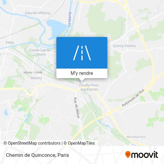 Chemin de Quinconce plan
