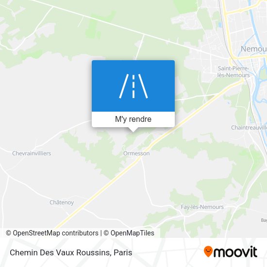 Chemin Des Vaux Roussins plan
