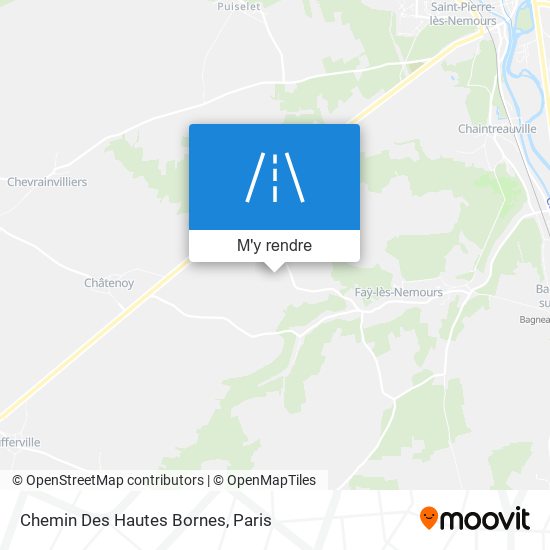 Chemin Des Hautes Bornes plan