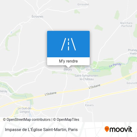 Impasse De L'Église Saint-Martin plan