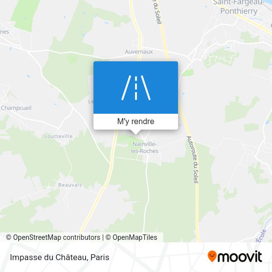 Impasse du Château plan