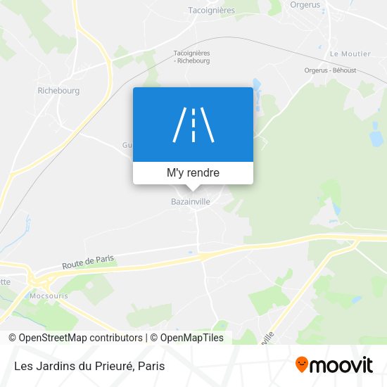 Les Jardins du Prieuré plan