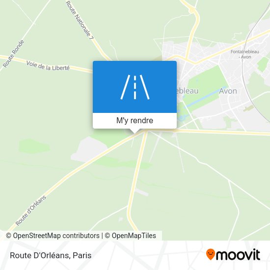 Route D'Orléans plan