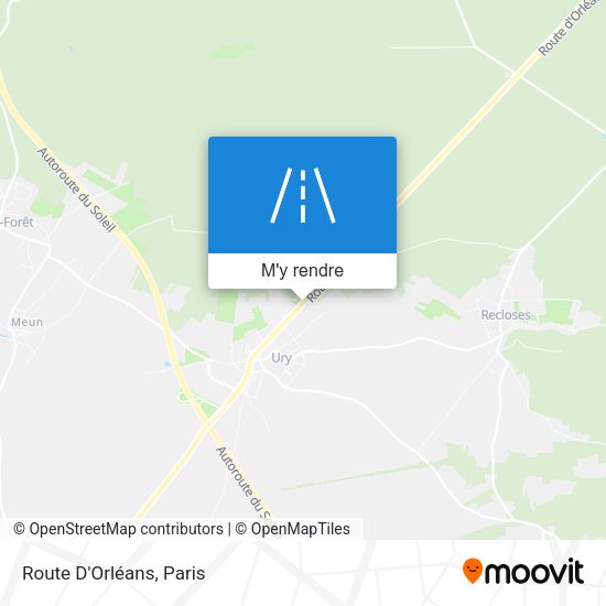 Route D'Orléans plan