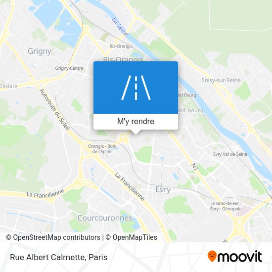 Rue Albert Calmette plan