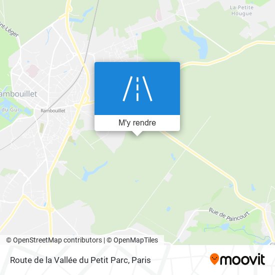 Route De La Vallée Du Petit Parc plan