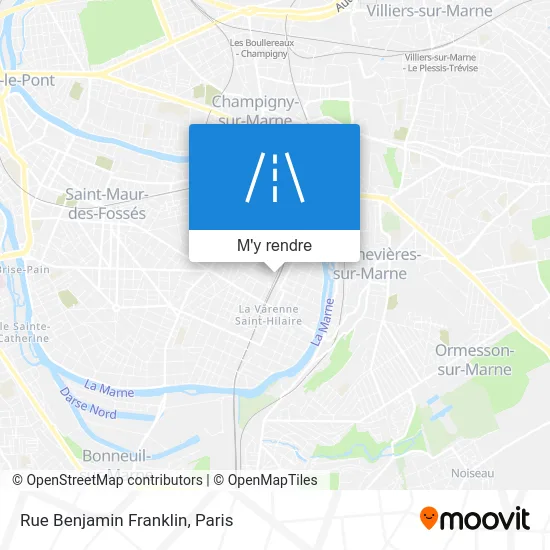 Rue Benjamin Franklin plan