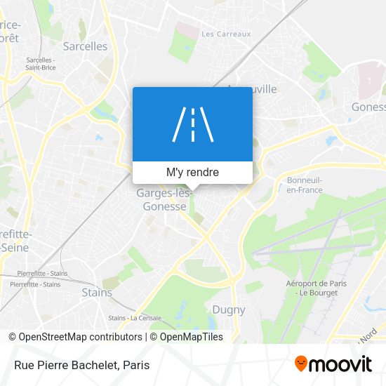 Rue Pierre Bachelet plan